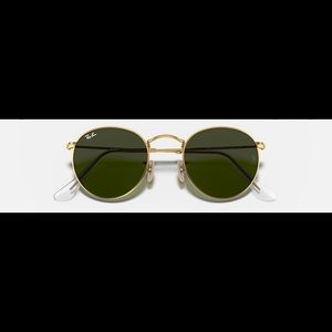 COPY - Ray Ban round gold metal sunglasses